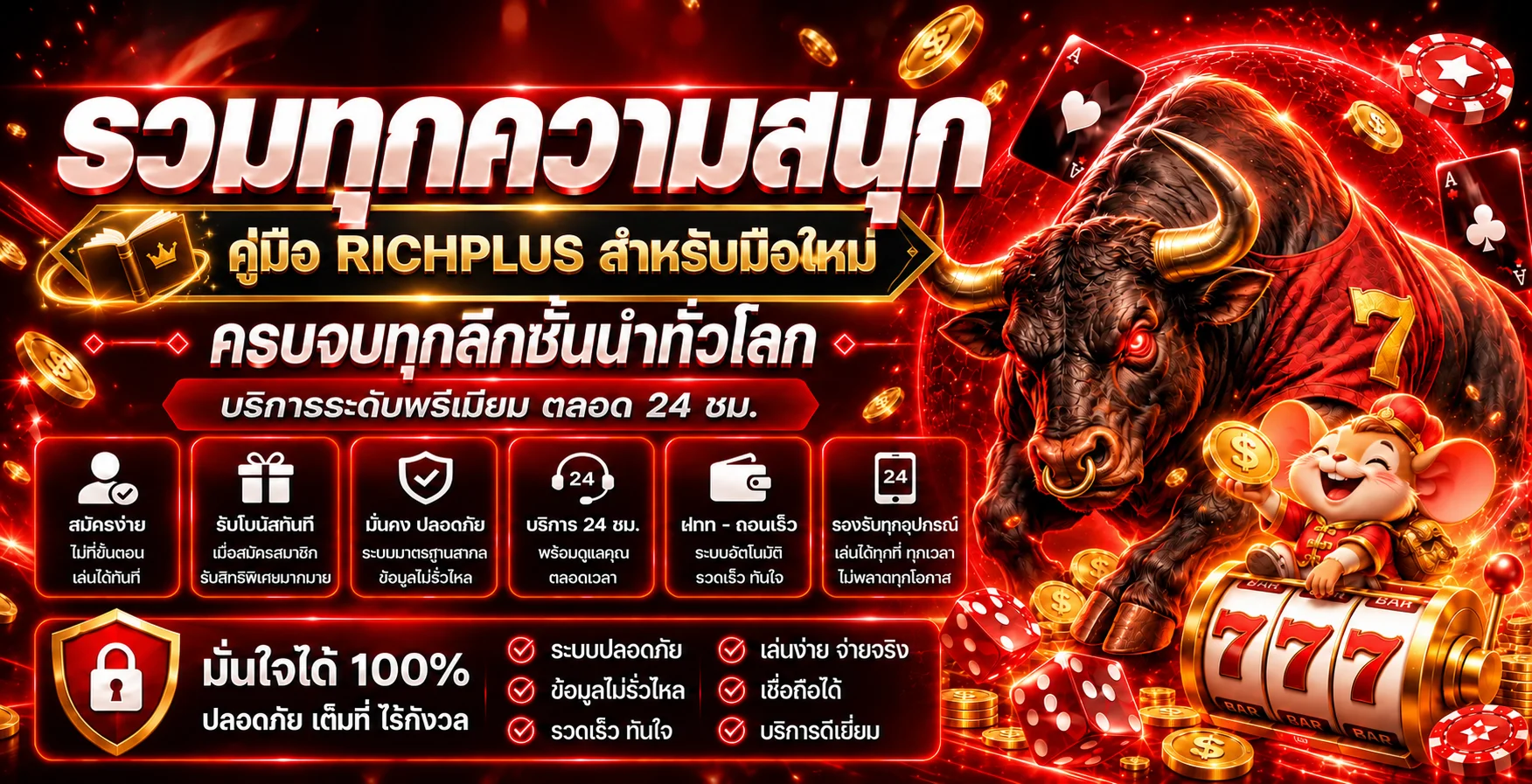 RICHPLUS คู่มือมือใหม่ สมัคร เข้าใช้ และวางงบ